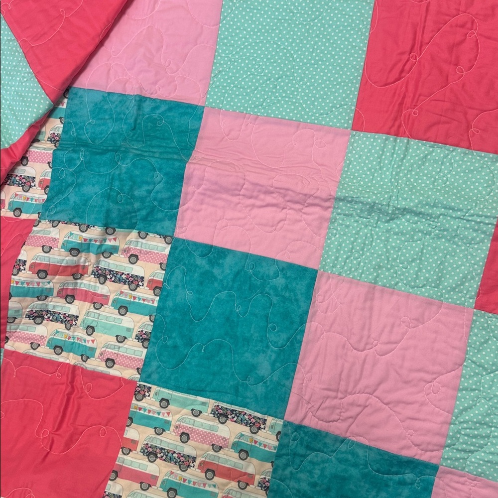 Colorful Patchwork Quilt - Picture 5 of 5